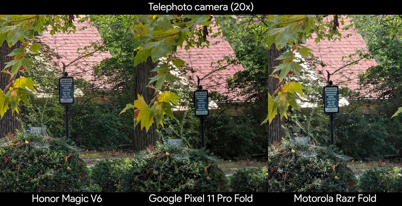 Comparing the Google Pixel 11 Pro Fold's cameras to the Samsung Galaxy Z Fold 8, Honor Magic V6, and Motorola Razr Fold