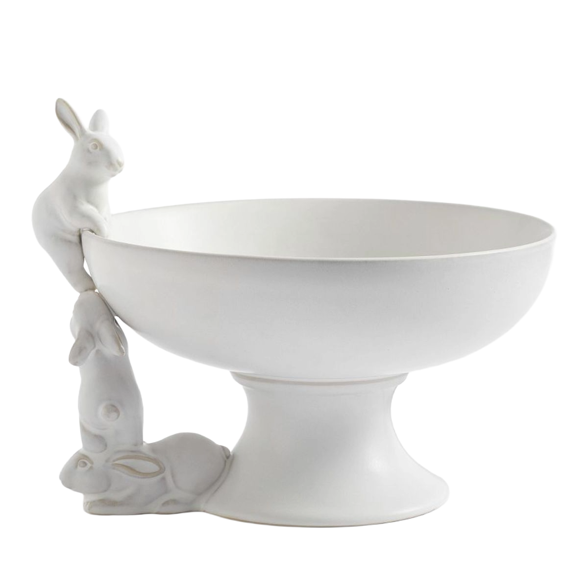 Pottery Barn rustic bunny bowl