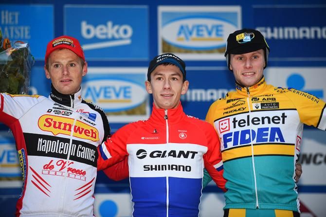 Kevin Pauwels, Lars van der Haar, Corne van Kessell.