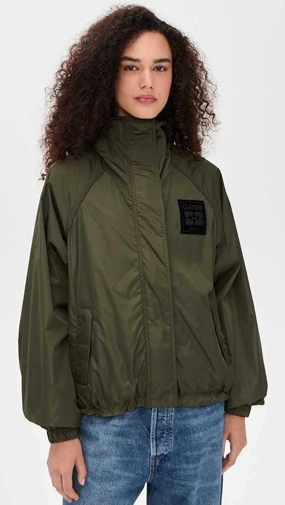 Ganni Flyweight Nylon Jacket