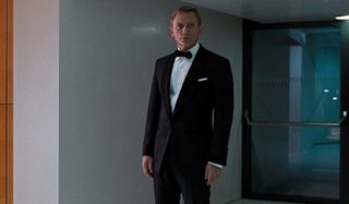 Quantum of Solace Daniel Craig wanders around the opera house in his tuxedo