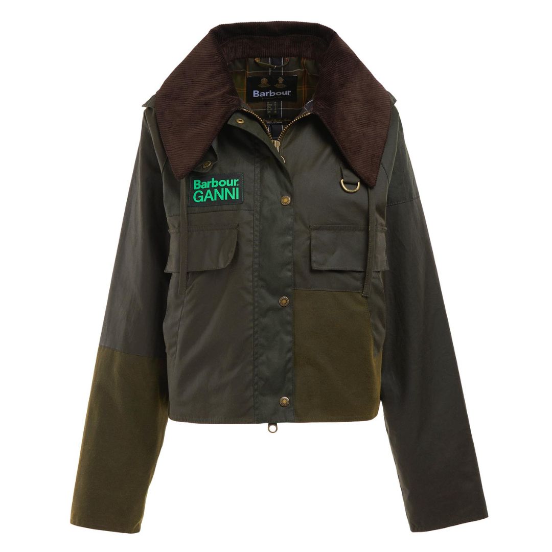 Ganni x Barbour just launched a dream autumn collaboration | Marie ...