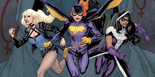 Canary, Batgirl, and Huntress in Birds of Prey comics