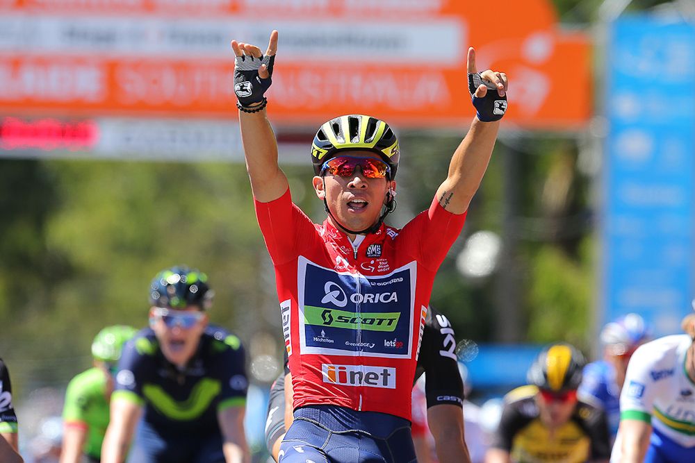 Caleb Ewan wins stage 4 at the Tour Down Under