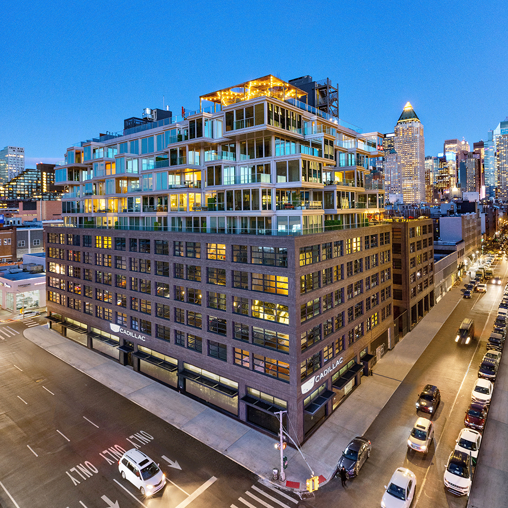 New York City apartment building exterior