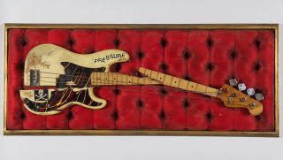 The Fender P-Bass that The Clash's Paul Simonon smashed during a September 21, 1979 concert at New York’s Palladium