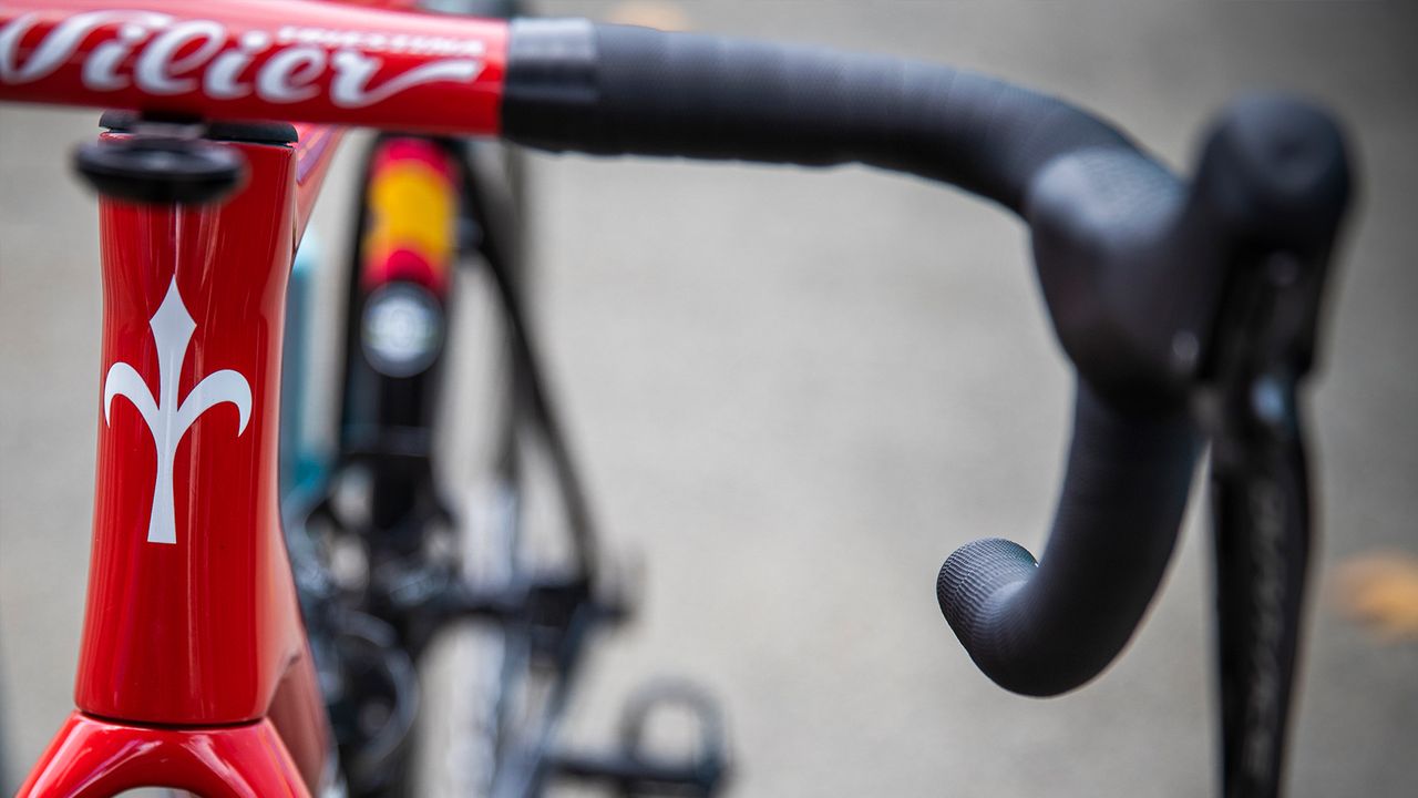 Luis Leon Sanchez's Spanish champion's themed Wilier Zero SLR