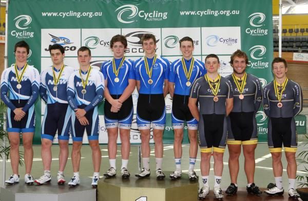 Victoria took out the men's under 19 team sprint ahead of New South Wales and Western Australia.