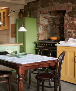 Kitchen designed by deVOL in the Fisherman's Cottage in St Ives