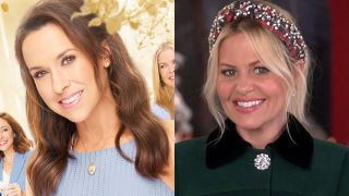 Lacey Chabert and Candace Cameron Bure promote Hallmark projects.