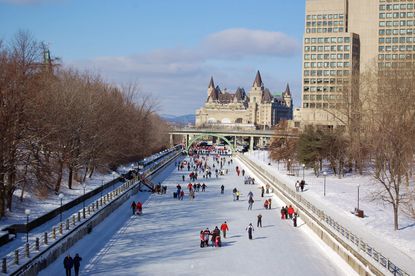 Rideau Canal Skateway.