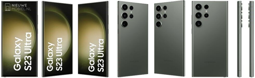 Samsung Galaxy S23 Ultra renders