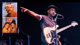 Bassist/Producer Marcus Miller performs at Freedom Hill Amphitheater on August 10, 2016 in Sterling Heights, Michigan.
