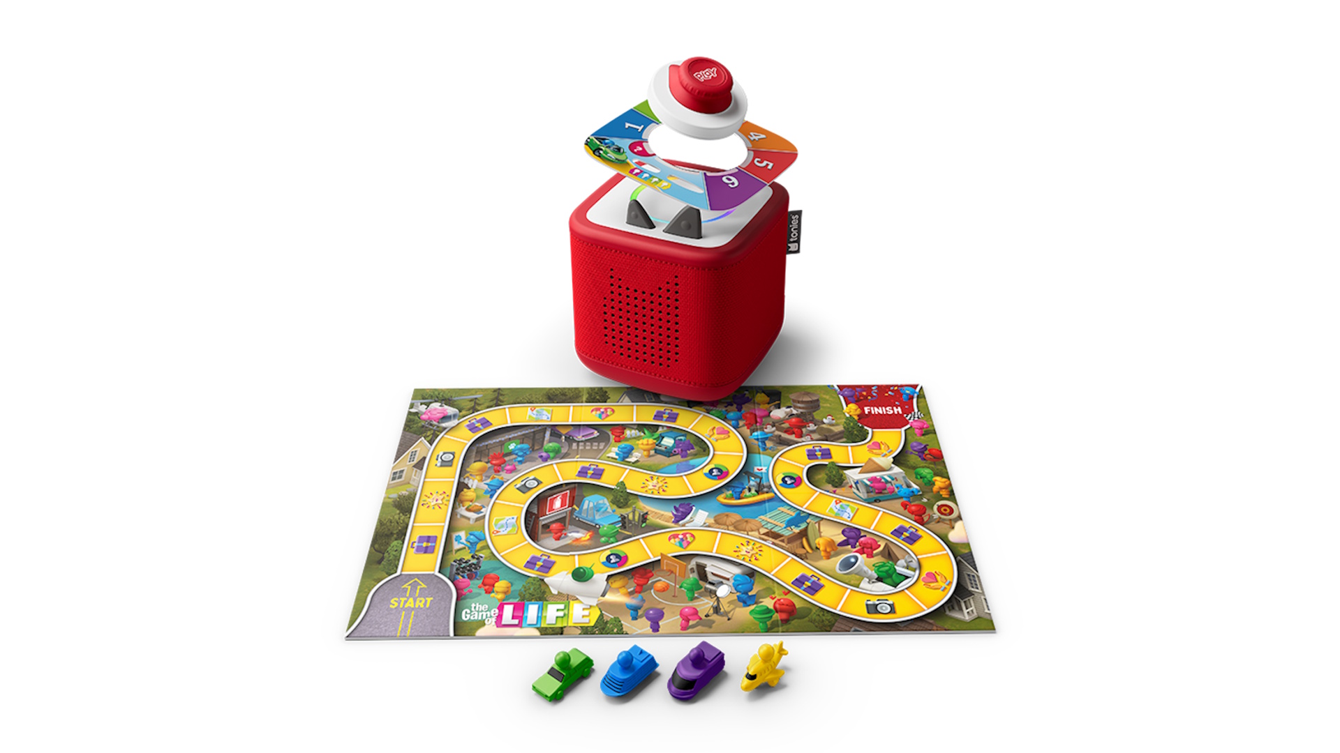 Tonies Game of Life product image with Toniebox 2 and Tonieplay Controller