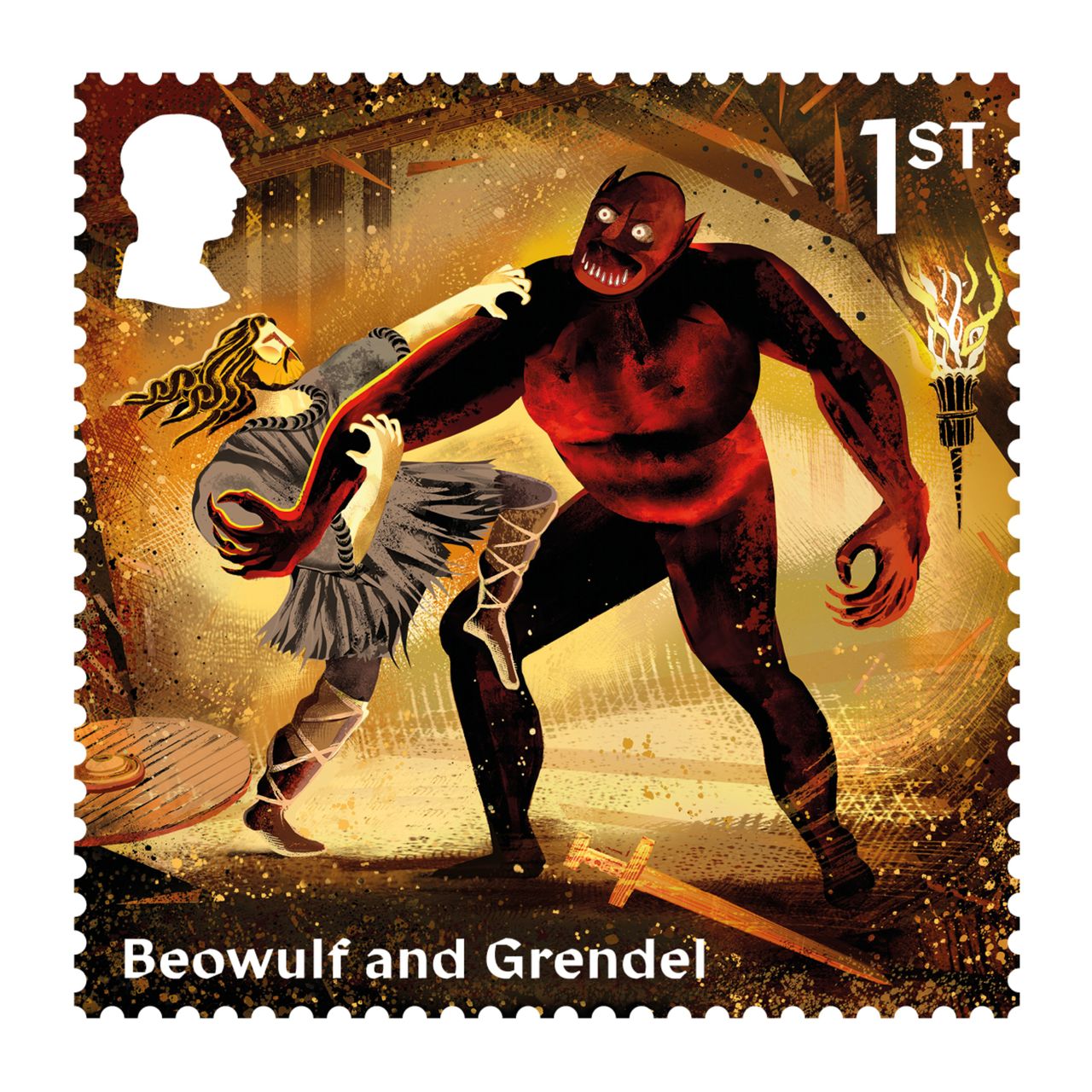 Royal Mail mythical stamps