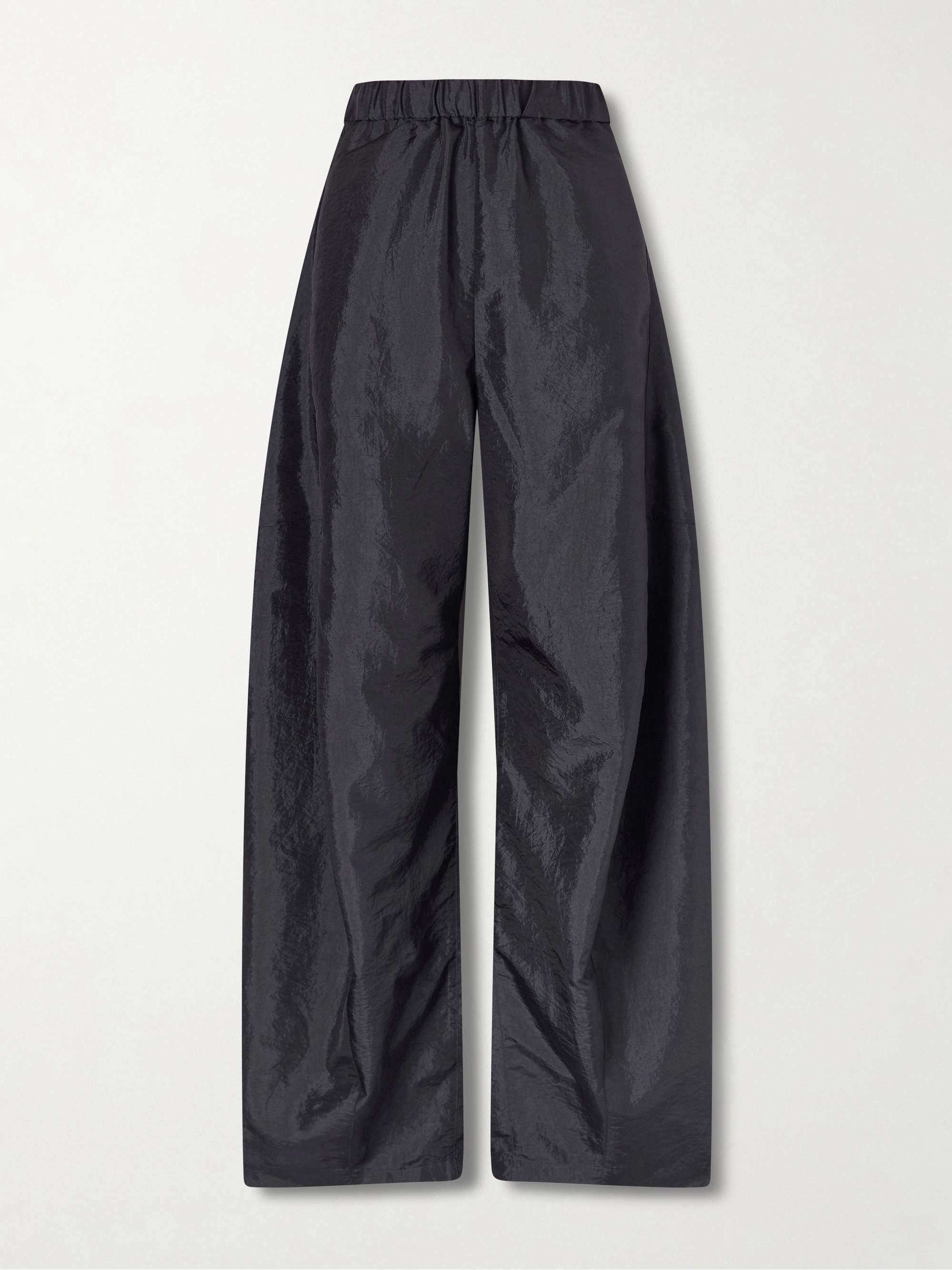 Winslow Crinkled-Shell Barrel-Leg Pants