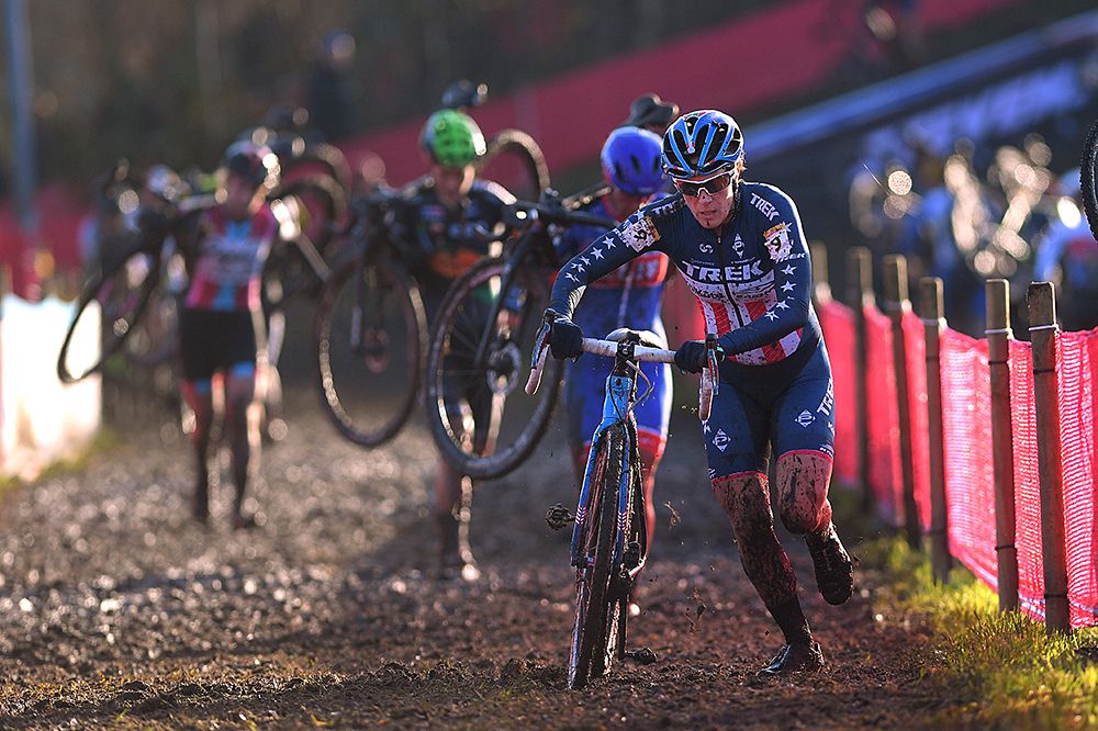 Katie Compton (Trek) at Zeven World Cup