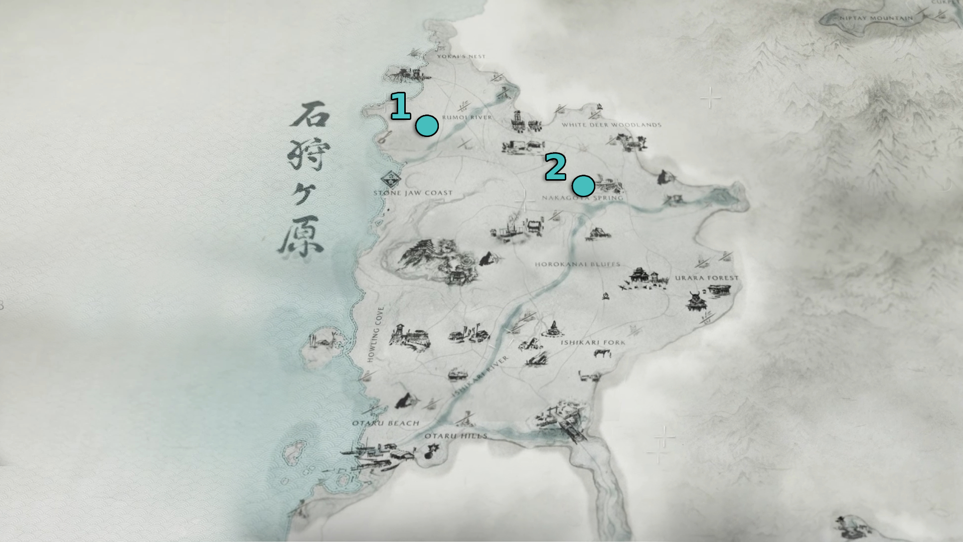 Ghost of Yotei Ishikari Plain wolf dens