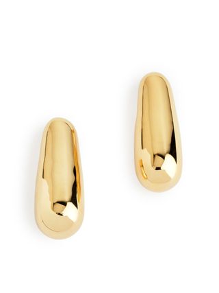 Penny Martin and Arket Gold-Plated Drop Earrings