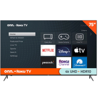 onn. 75” LED Roku Smart TV: was $498 now $448 @ Walmart