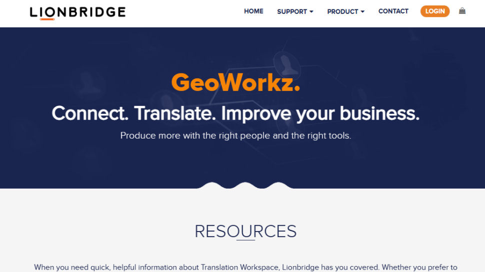 Geoworkz website screenshot (July 2025)