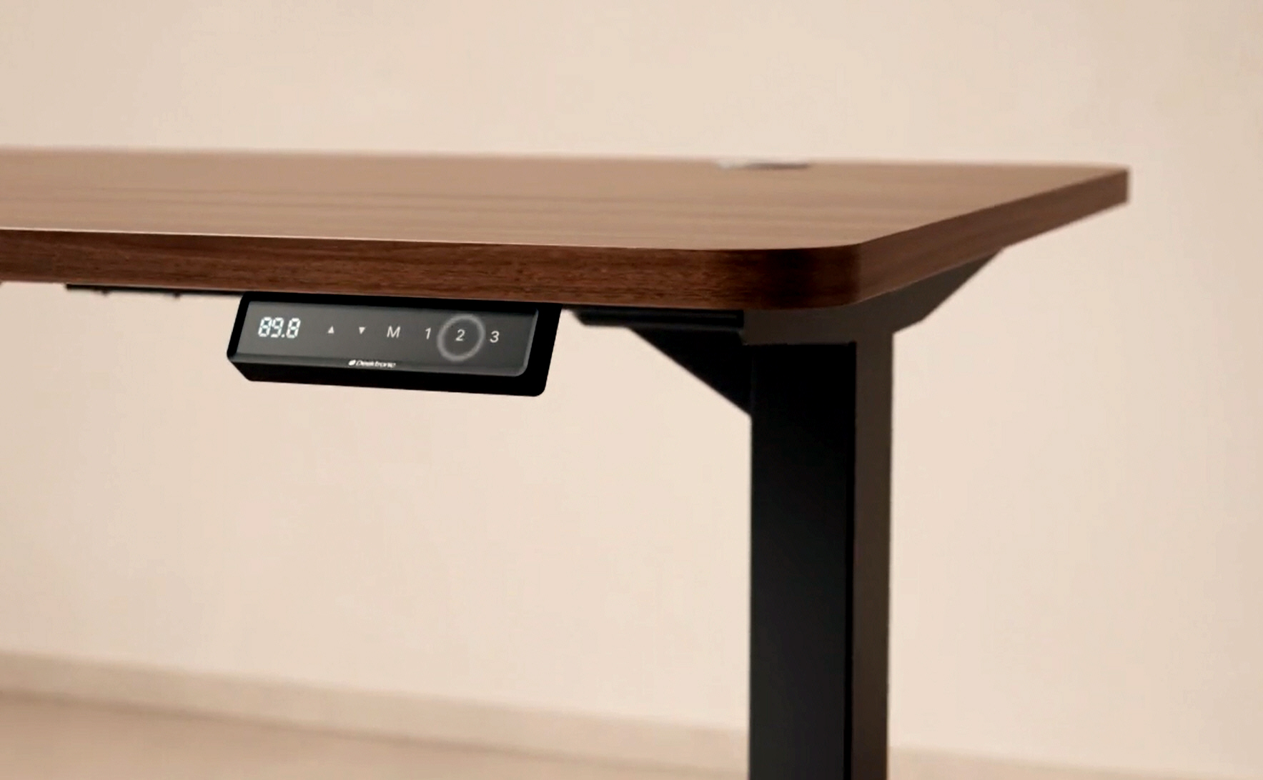 Standing desk height adjustment