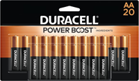 Duracell AA batteries 20-pack