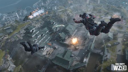 Warzone 2 Season 2 Ashika Island skydiving into castle