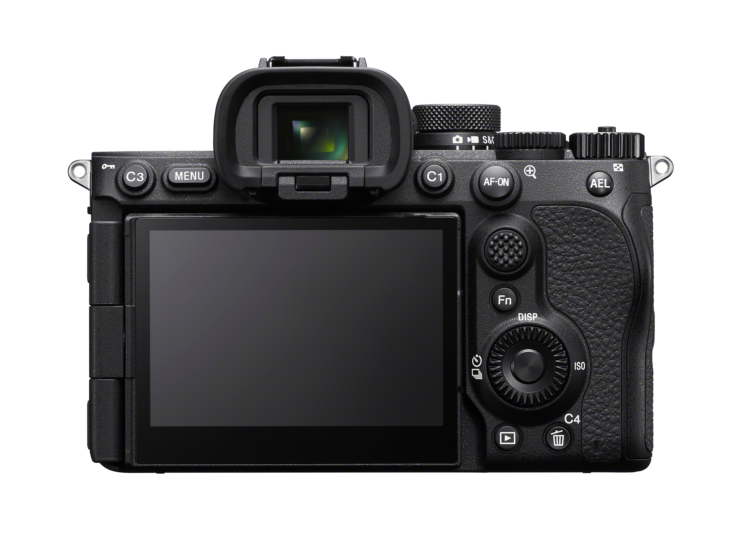 Sony A7 V on a white background