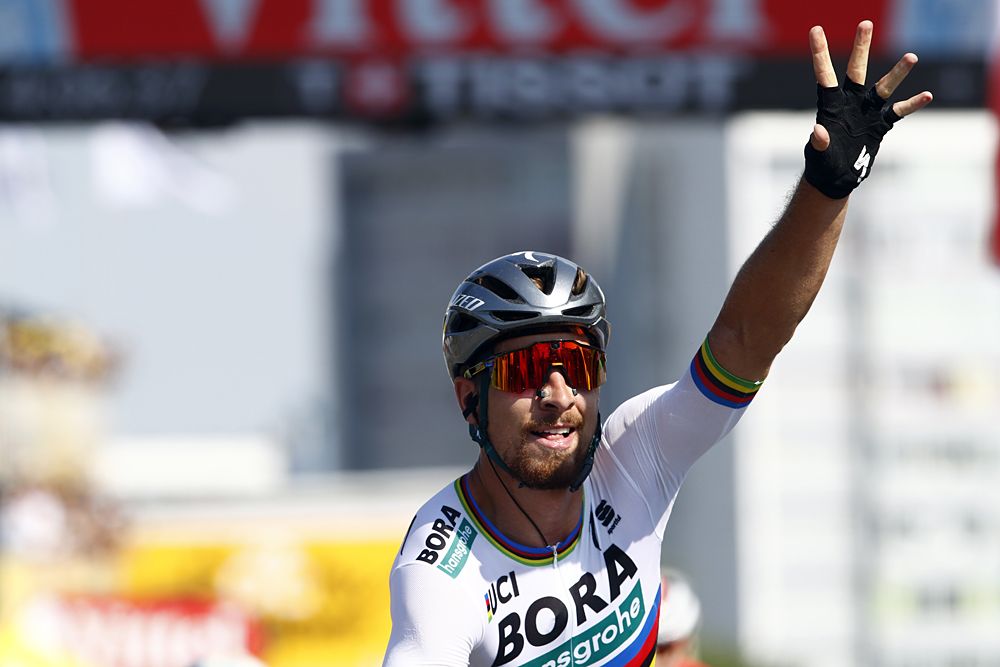 Peter Sagan (Bora-Hansgrohe) wins stage 2 at the Tour de France