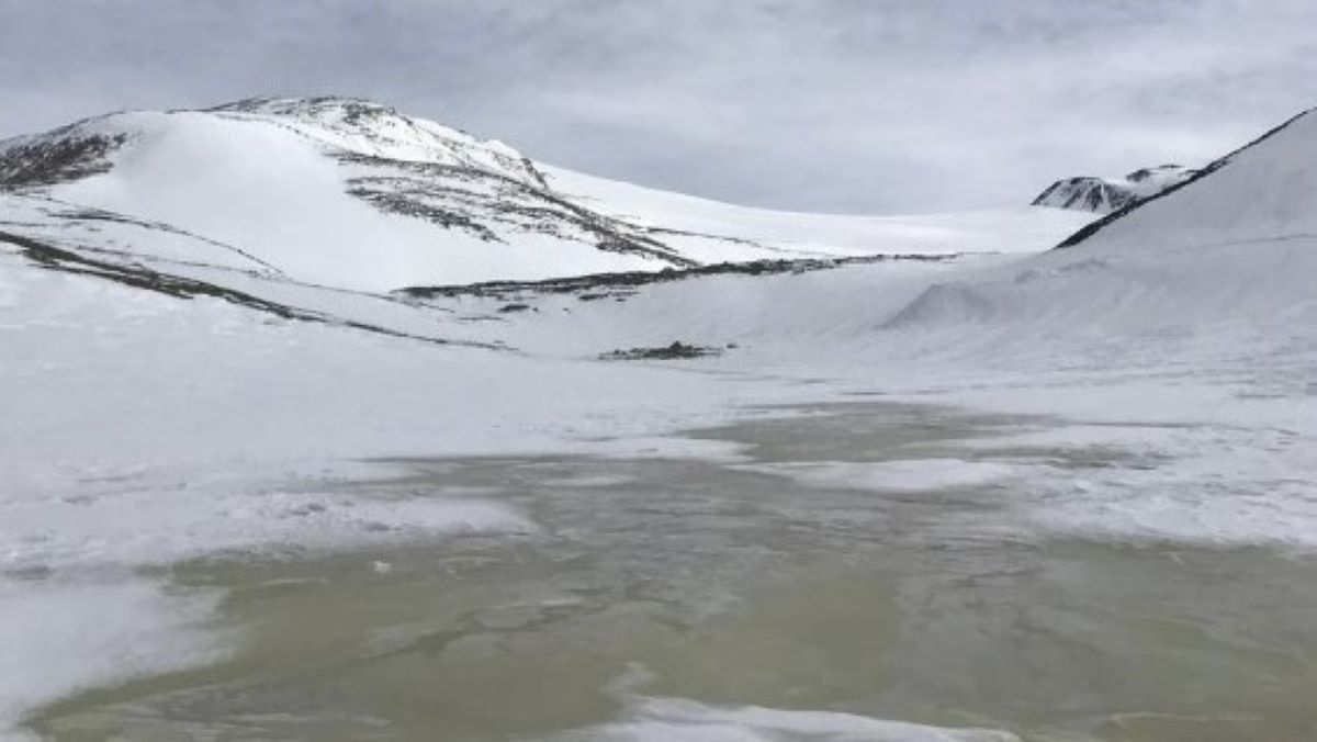 Lake Enigma in Antarctica