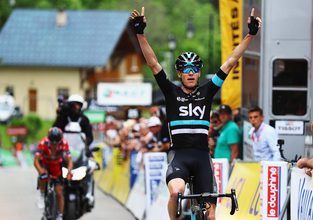 Chris Froome wins stage 5 at the Criterium du Dauphine
