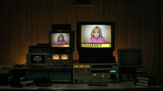 Footage of JonBenet Ramsey's murder coverage in Cold Case: Who Killed JonBenet Ramsey