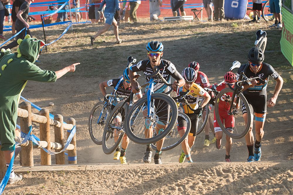 A talented Hector Feri Riveros Paez (Raleigh Clement) leads the riders up the 5280 run up