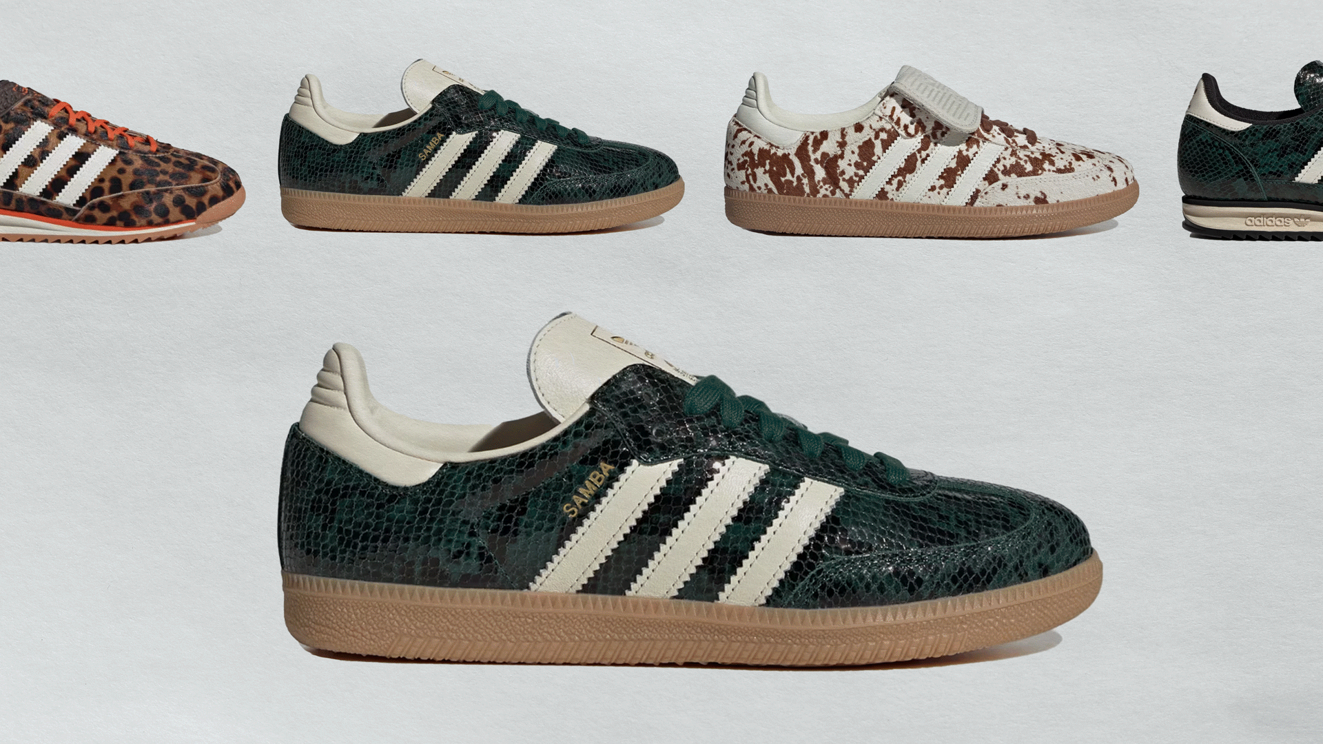 A gif of Adidas sneakers