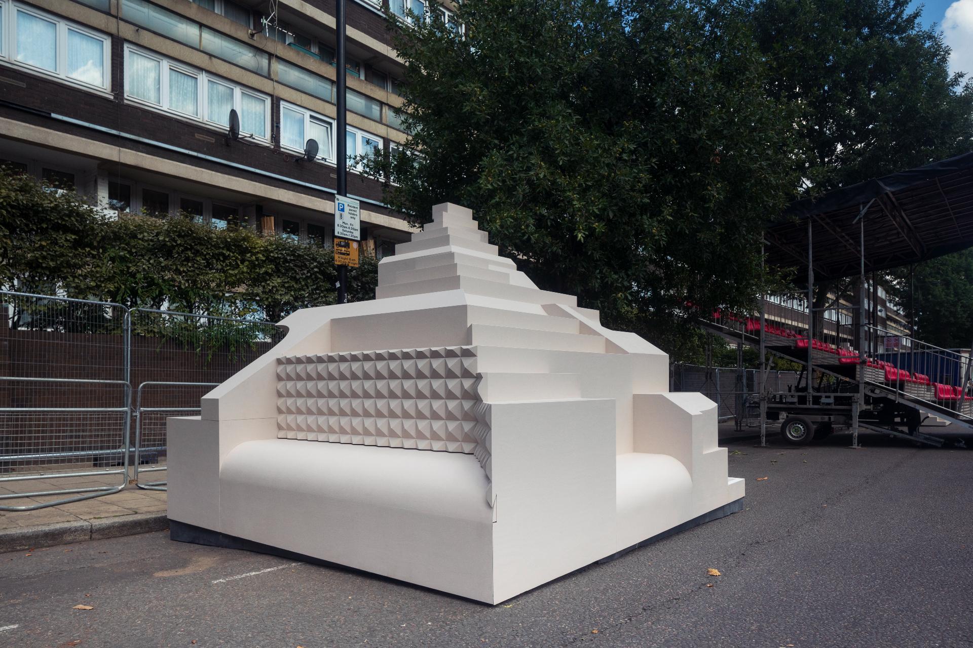 pyramidal notting hill carnival pavilion
