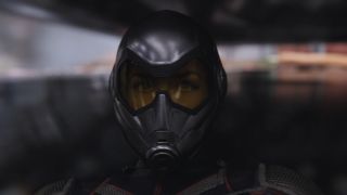 The Wasp (Evangeline Lilly) is small in Ant-Man and the Wasp