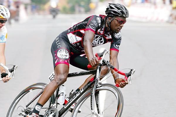 Rahsaan Bahati (Rock Racing) on the Scott bikes
