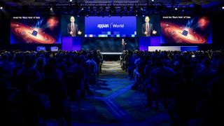 Matthew Calkins, Appian co-founder and CEO speaking at AppianWorld 2023