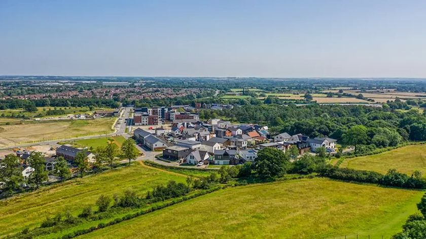 An overhead shot of the Graven Hill site