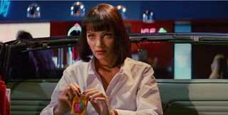 A screenshot of a movie Easter egg from Pulp Fiction