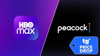 HBO Max and Peacock logos