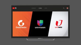 Youtube TV Univision, UniMás, Galavisión