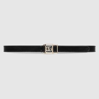 Thin Belt With Double G Buckle