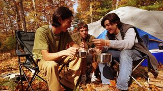 camping with teenagers: camping fun