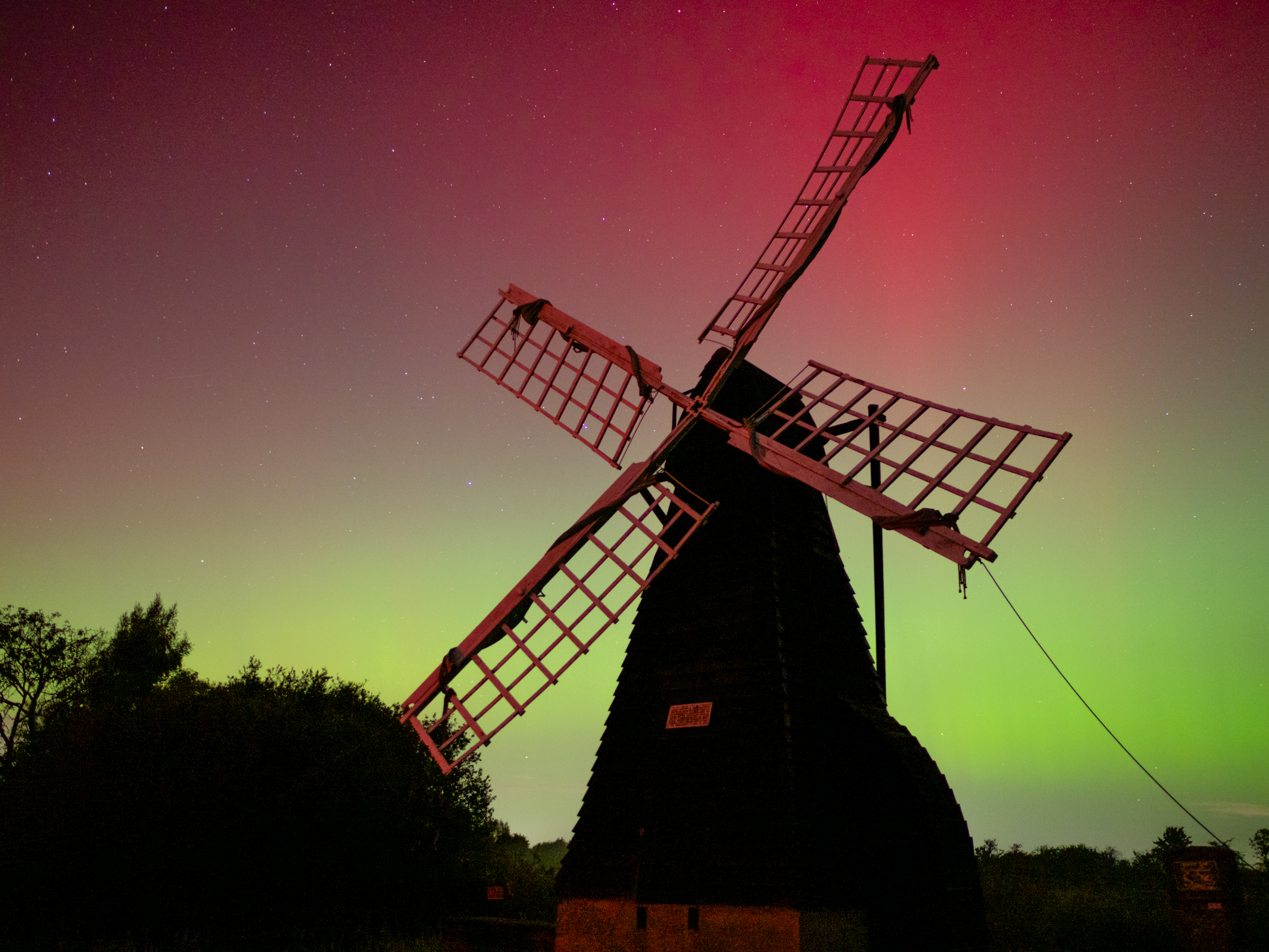 Photo of the Aurora Borealis taken with the Panasonic Lumix GH7.