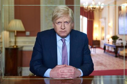 Kenneth Branagh as Boris Johnson in This England