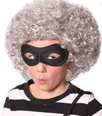 Gangsta Granny wig and eye mask -