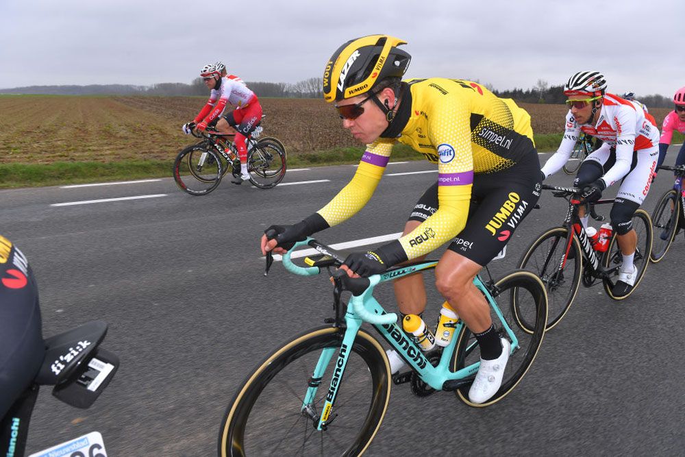 Wout Van Aert makes his debut for Jumbo Visma