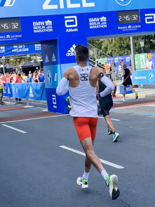 Freddy Ovett in the 2022 Berlin Marathon